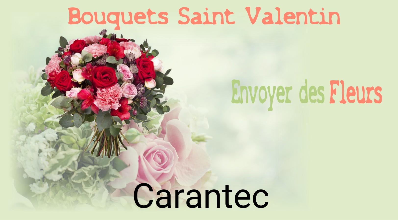 Roses de Saint-Valentin livrées à Carantec